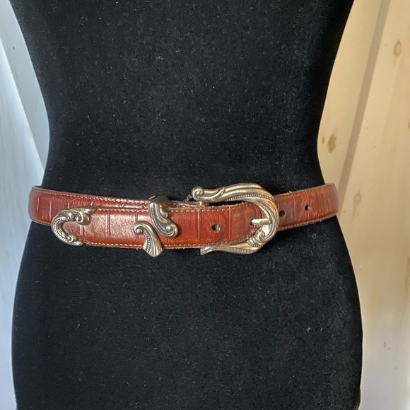 Coldwater Creek Alligator Embossed Belt - Picture 1 of 2